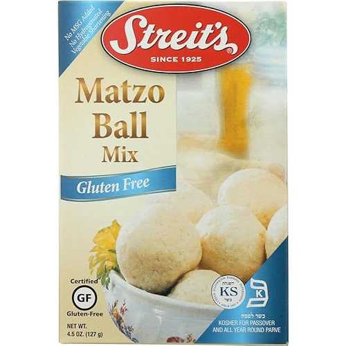 Streit's Mix マッツォ ボール ミックス - グルテンフリー - 4.5 オンス (3 個パック) Streit's Mix Matzo Ball Mix - Gluten-Free - 4.5 ounce (Pack of 3)