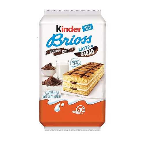 イタリア産 キンダーブリオス ラテ E カカオ 10個入 KINDER BRIOSS LATTE E CACAO From Italy 10 Pieces
