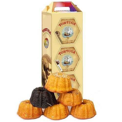 TORTUGA カリビアン ラム ケーキ ミックス - 完璧なプレミアム グルメ ギフト、4 オンス (6 個パック) TORTUGA Caribbean Rum Cake Mix ・・?“ - The Perfect Premium Gourmet Gift , 4 Ounce (Pack of 6) 9,008円