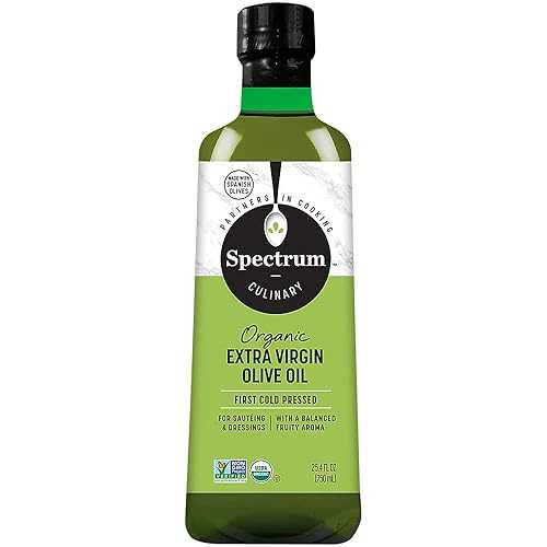 Spectrum オーガニック オリーブオイル、未精製エキストラバージン、25.4 オンス Spectrum Organic Olive Oil, Unrefined Extra Virgin, 25.4 Ounce