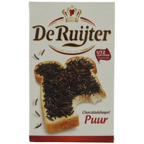 Deruyter Chocoadehagel Puur (うす暗い 黒茶 スプリンクル)、14 薬局衡オンス ボックス席 (3 個容器に並べる) De Ruijter Deruyter Chocoadehagel Puur (Dark Chocolate Sprinkles), 14-Ounces Boxes (Pack of 3)