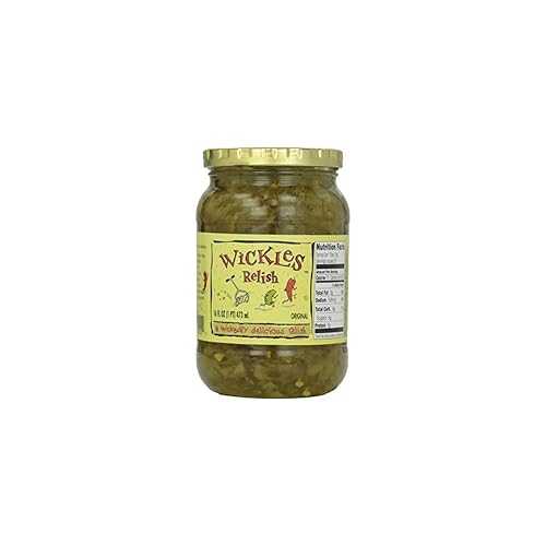 Wickles スウィート レリッシュ、16 オンス ジャー (12 個パック) Wickles Sweet Relish, 16-ounce Jars (Pack of 12)