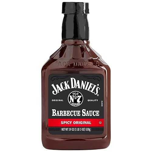 ジャック ダニエル スイート & スパイシー バーベキュー ソース (19 オンスのボトル、6 個パック) Jack Daniel's Sweet & Spicy Barbecue Sauce (19 oz Bottles, Pack of 6)