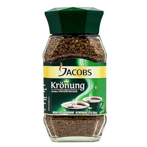 Jacobs Kronung インスタント コーヒー 200 グラム / 7.05 オンス (6 個パック) JACOB'S Jacobs Kronung Instant Coffee 200 Gram / 7.05 Ounce (Pack of 6), Brown