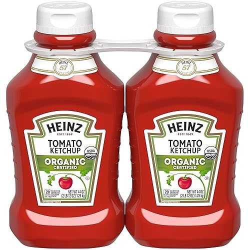 ハインツ オーガニック トマト ケチャップ (44 オンスのボトル、2 個パック) KraftHeinz Heinz Organic Tomato Ketchup (44 oz Bottles, Pack of 2)
