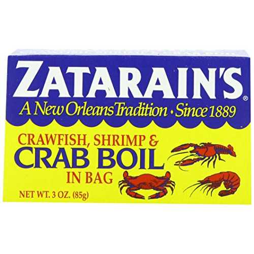 Zatarain's ザリフィッシュ、シュリンプ＆クラブボイル、3オンス Zatarain's Crawfish, Shrimp & Crab Boil, 3 Ounce (Pack of 12)