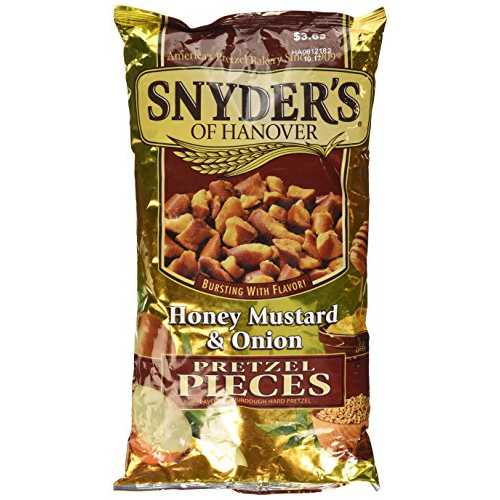 Snyder's of Hanover、ハニーマスタード＆オニオンプレッツェルピース、12オンスバッグ（3個パック） Snyder's of Hanover, Honey Mustard & Onion Pretzel Pieces, 12oz Bag (Pack of 3)画像