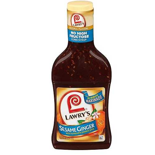 Lawry's、セサミジンジャーマリネ、12オンスボトル（3本パック） Lawry's, Sesame Ginger Marinade, 12oz Bottle (Pack of 3)