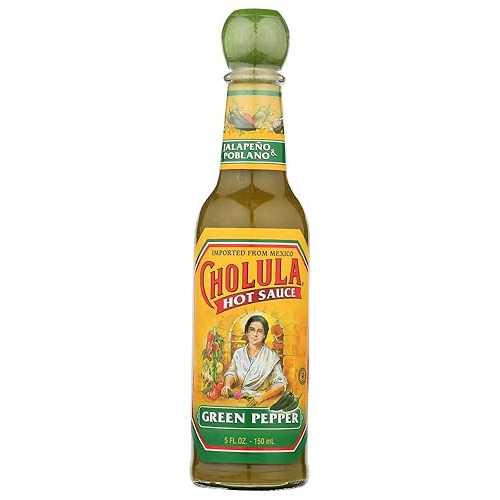 Cholula Green Pepper Hot Sauce, 5 Fluid Ounce - 12 per case.