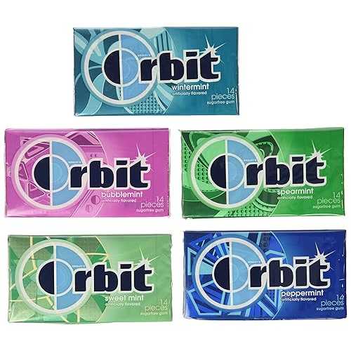 リグレーズ オービット 20 パック - 14 個パッケージ - シュガーフリーガム - バラエティボックス Wrigley's Orbit 20 Pack - 14 Piece Packages - Sugar Free Gum - Variety Box