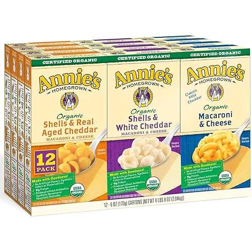 Annie\u0027s Homegrown Annies Home Grown Organic Mac \u0026 Cheese, 12Count