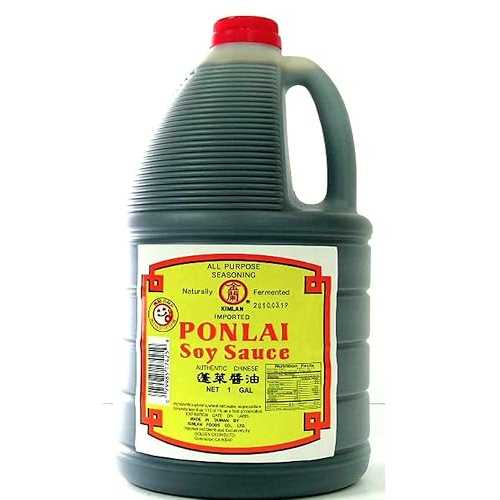 キムラン ポンライ醤油、自然発酵、万能調味料 1 ガロン Kimlan Ponlai Soy Sauce, Naturally Fermented, All Purpose Seasoning 1 Gallon