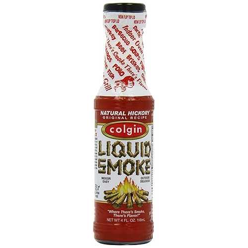 Colgin リキッド スモーク ヒッコリー フレーバー、4 オンス ボトル (12 個パック) Colgin Liquid Smoke Hickory Flavor, 4-Ounce Bottles (Pack of 12)