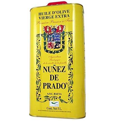 Nunez De Prado、オーガニック エクストラバージン オリーブオイル - 5 リットル Nu・・ez De Prado Nunez De Prado, Organic Extra Virgin Olive Oil