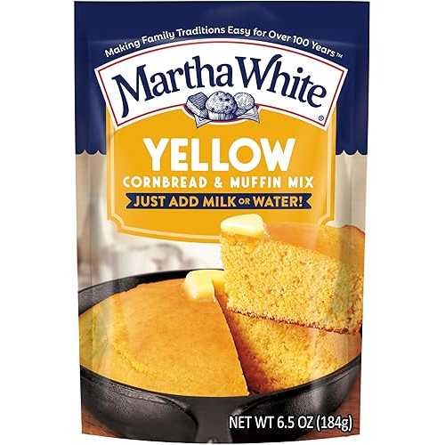 Martha White Yellow Cornbread and Muffin Mix, 6.5 Ounce (Pack of 12)