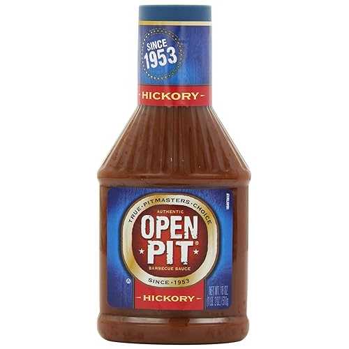 オープンピットバーベキューソース、ヒッコリー、18オンス（6個パック） Open Pit Barbecue Sauce, Hickory, 18 Ounce (Pack of 6)