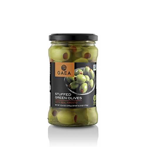 Gaea ナチュラル ピメント オリーブのぬいぐるみ、8 ～ 6.0 オンスのガラス瓶パック… Gaea Natural Pimento Stuffed Olives, Pack of 8-6.0 Ounce Glass Jar … 17,469円