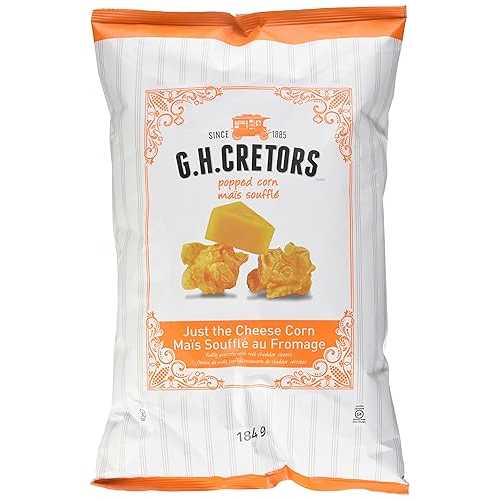 Gh Cretors ポップコーン ジャストチーズ、6.5 オンス G.H. Cretors GH Cretors Popcorn Just Cheese, 6.5 oz 3 pk