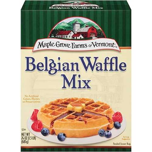 メープル 地球儀 ベルギー ワーヘル 雑ぜ合わせる (6x24 薬局衡オンス) Maple Grove Farms Maple Grove Belgian Waffle Mix (6x24 Oz)