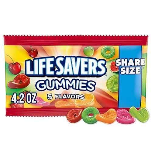ライフセーバーズ グミ 5 フレーバー パウチ、4.2 オンス (15 個パック) Life Savers Lifesavers Gummies Five Flavor Pouches, 4.2 Ounce (Pack of 15)