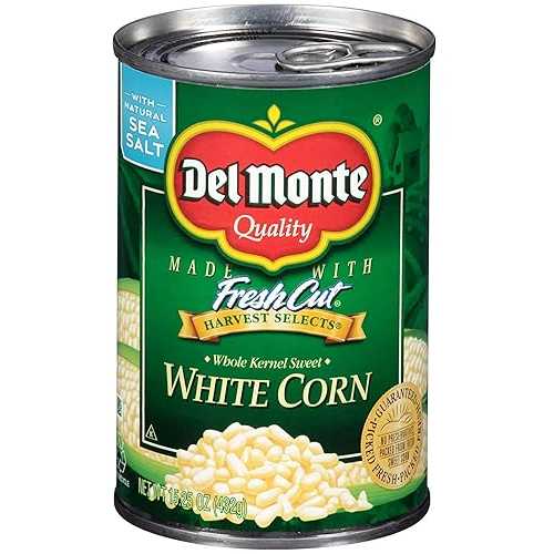 デルモンテ ホワイトコーン、15.25 オンス (12 個パック) Del Monte White Corn, 15.25 OZ (Pack of 12)