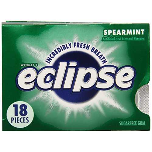 リグレーズ エクリプス スペアミント (12 カウント)、1 ポンド Wrigley's Eclipse Spearmint (12Count), 1 lb