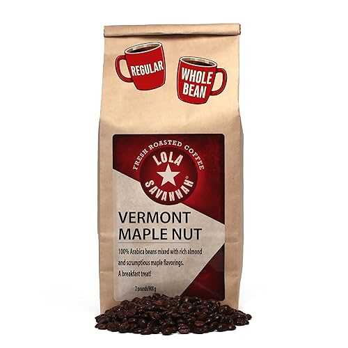 Lola Savannah Triple Vanilla Whole Bean Decaf Coffee, 2lb