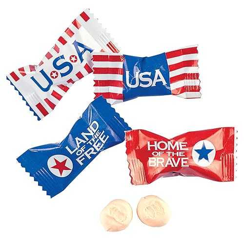 愛国的な USA スイート クリーム (108 個個別包装) 独立記念日のキャンディ Fun Express Patriotic USA Sweet Creams (108 Individually wrapped pieces) Fourth of July Candy