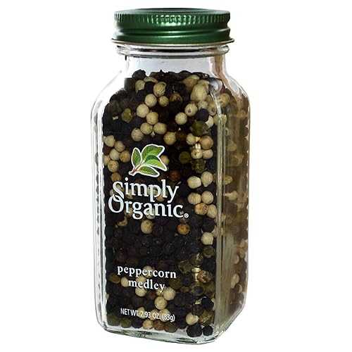 Simply Organic ペッパーコーン メドレー、オーガニック認定 / 2.93オンス / 3個パック Simply Organic Peppercorn Medley, Certified Organic / 2.93 oz / Pack of 3
