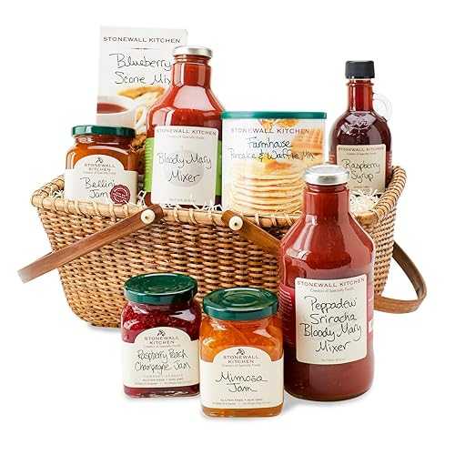 Stonewall キッチン ブランチ ギフト バスケット (8 ピース ギフト バスケット) Stonewall Kitchen Brunch Gift Basket (8 piece Gift Basket)画像