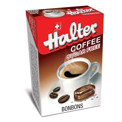 ホルターシュガーフリーコーヒー 1.4oz ボンボン (16 個) Halter Sugar-Free Coffee 1.4oz Bonbons (16 Pieces)