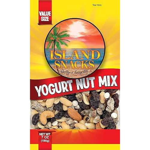 Island Snacks ヨーグルトミックス、7オンス (6個パック) Island Snacks Yougurt Mix, 7-Ounce (Pack Of 6)