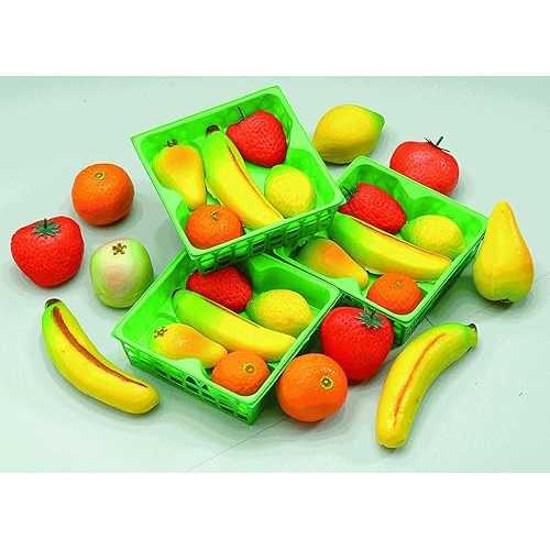 ベルゲン ミックス フルーツ マジパン バスケット 4.5オンス (4個パック) Bergen Mixed Fruit Marzipan Basket 4.5oz (4-pack)