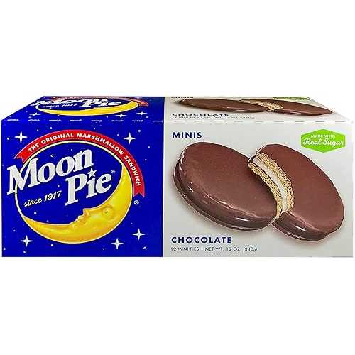 Moon Pie MoonPie Mini Chocolate Marshmallow Sandwich, 12 Count (Pack of 8)|Glomarket