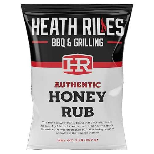 ヒース・ライルズ BBQ ハニーラブ 2LB バッグ Heath Riles BBQ Rub - Honey Seasoning, Champion Pitmaster Recipe, Legendary Rubs For Smoking & Grilling, 80+ BBQ Championships, 2 lb./32 oz.