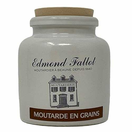 ??? ?? ?? ?? ?? ?? ? ??? - 8.8?? Edmond Fallot Old Fashion Grain Mustard Stone Jar - 8.8 Ounces
