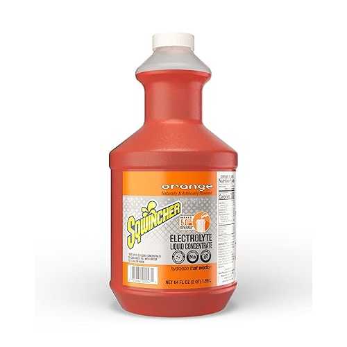 Sqwincher 液体濃縮物、オレンジ、64 液量オンス (6 個パック) Sqwincher Liquid Concentrate, Orange, 64 fl oz (Pack of 6)