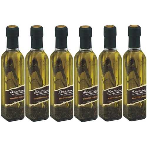 ローストガーリックオイル 8.10オンス (6個入り) Benissimo Roasted Garlic Oil 8.10 Ounces (Case of 6)