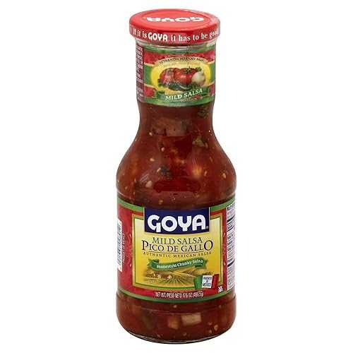 Goya、サルサ ピコ デ ガロ、17.6 オンス (12 パック) Goya Mexican Pico De Gallo Style Salsa, 17.6 Ounce -- 12 per case.