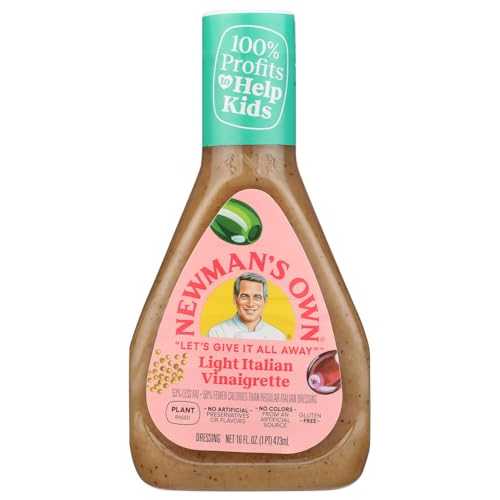 Newman's Own サラダドレッシング ライト イタリア、16 オンス (3 個パック) Newman's Own Salad Dressing Light Italy, 16-Ounce (Pack of 3)