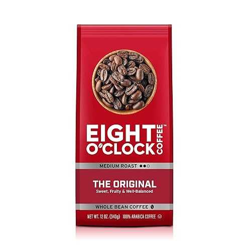 Eight O'Clock 全豆コーヒー、オリジナル、12 オンス Eight O'Clock Coffee Eight O'Clock Whole Bean Coffee, The Original, 12 Ounce