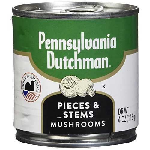 Pennsylvania Dutchman Canned Mushrooms, 4 Ounce (Pack of 12)