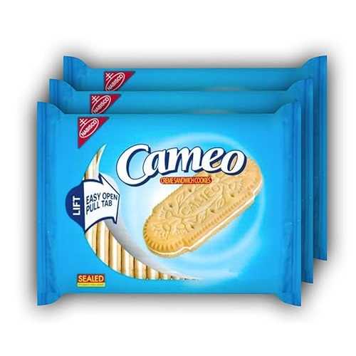カメオ クリームサンドクッキー (3個入り) ebaney Cameo Creme Sandwiches Cookies (Pack of 3)
