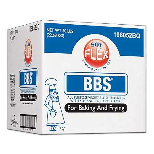 Stratas Foods Bbs Soy Flex All Purpose Shortening, 50 Pound -- 1 each.