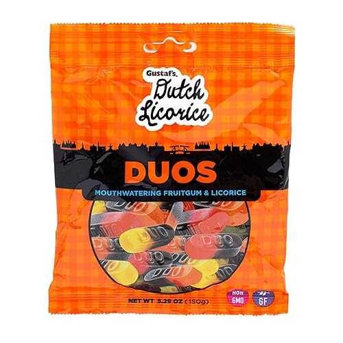 Gustaf's Licorice Duos、5.29 オンス (12 個パック) Gustaf's Licorice Duos, 5.29 Ounce (Pack of 12)
