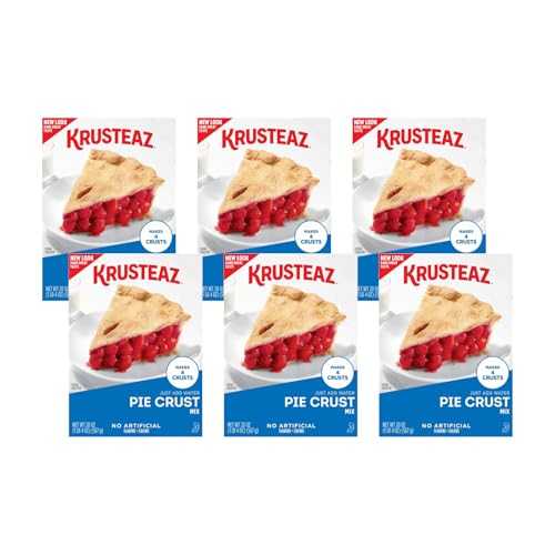 Krusteaz Traditional Light & Flaky Pie Crust Mix, 20 ounce (Pack of 6)