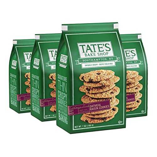 Tate's Bake Shop Oatmeal Raisin Cookies, Cookies, 4-7 oz Bags|Glomarket