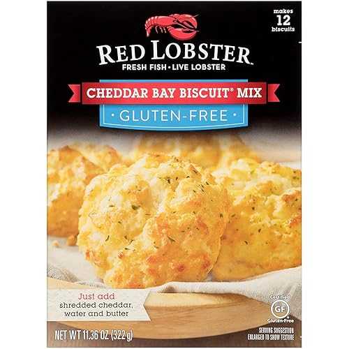 レッドロブスター グルテンフリー チェダーベイ ビスケット ミックス (合計 22.72 オンス) (2 パック) Red Lobster Gluten-Free Cheddar Bay Biscuit Mix (22.72 oz. Total) (2 Pack)