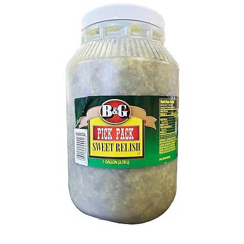 B&G ピックパック スイート レリッシュ、1 ガロン Barton & Guestier B&G Pick Pack Sweet Relish, 1 Gallon