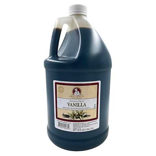 シェフズクオリティ イミテーションバニラ 1ガロン Chef's Quality Imitation Vanilla 1 Gal